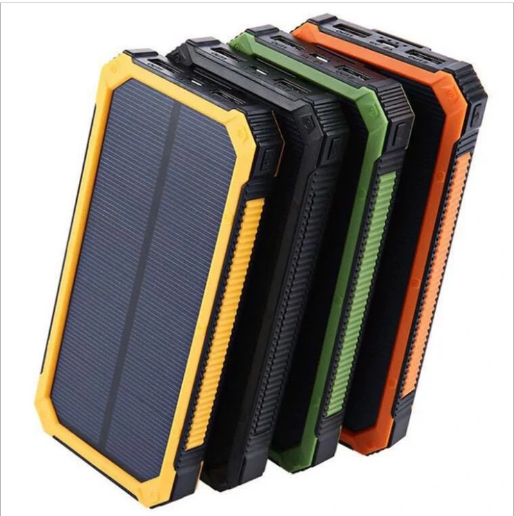 Dual USB Portable Waterproof Solar Charger 5000mAh 10000mAh 20000mAh Solar Power Bank