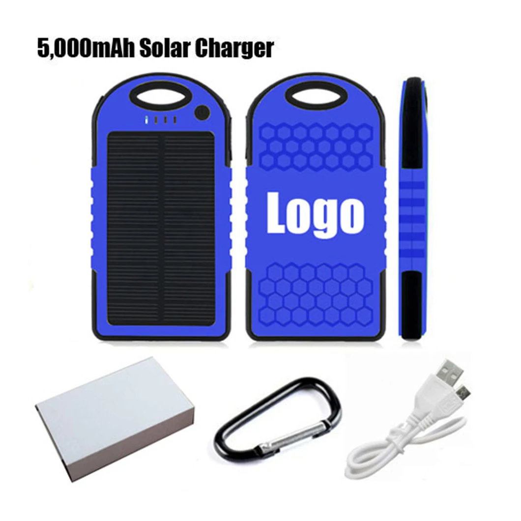 Original Manufacturer Promotional Item 5000mAh Solar Power Bank