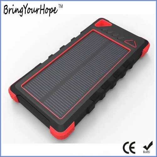 High Quality Waterproof Ipx4 8000mAh Solar Power Bank (XH-PB-274)