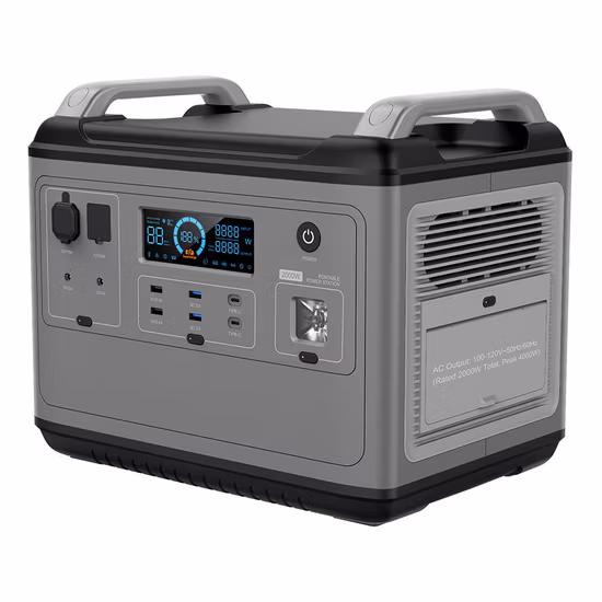 Tragbares Whaylan-Solarkraftwerk für den Innen- und Außenbereich, 80.000 mAh, 256 Wh, 2.000 W, von höchster Qualität